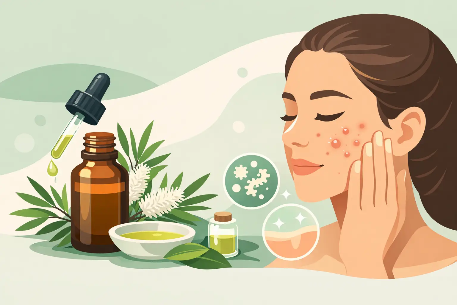 Tea tree oil for acne-prone skin—does it work?