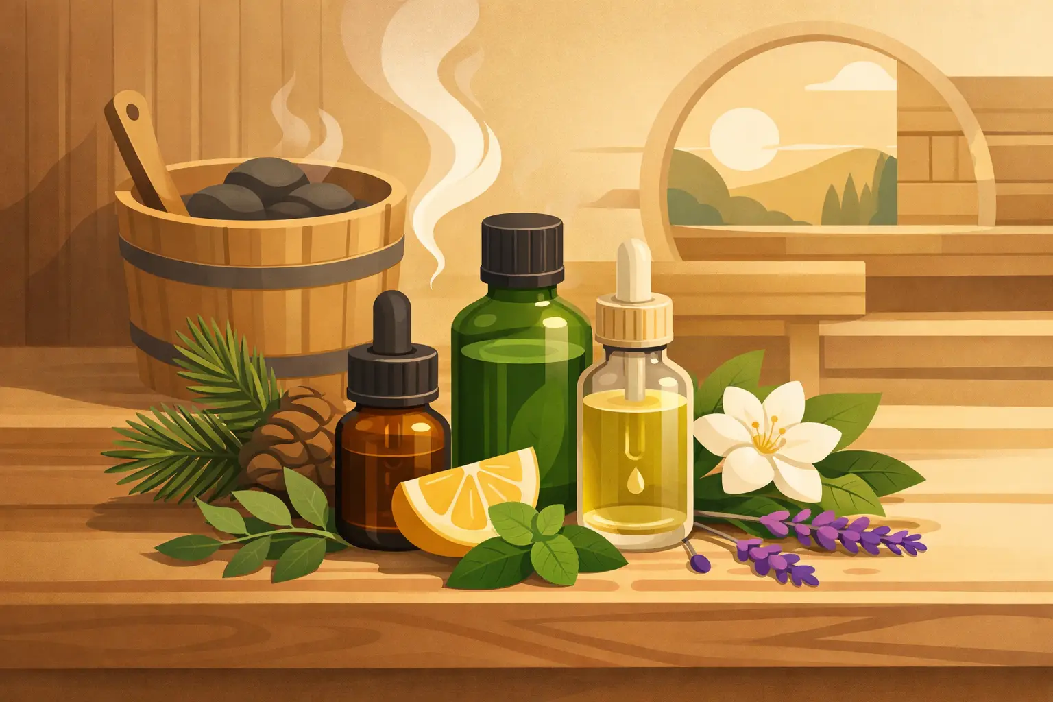 Welche ätherischen Öle für Sauna passen?