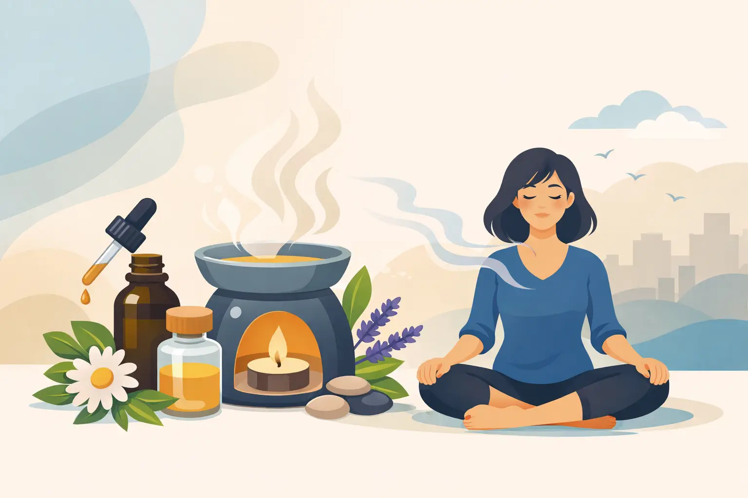 Aromatherapie-Ritual gegen Alltagsstress