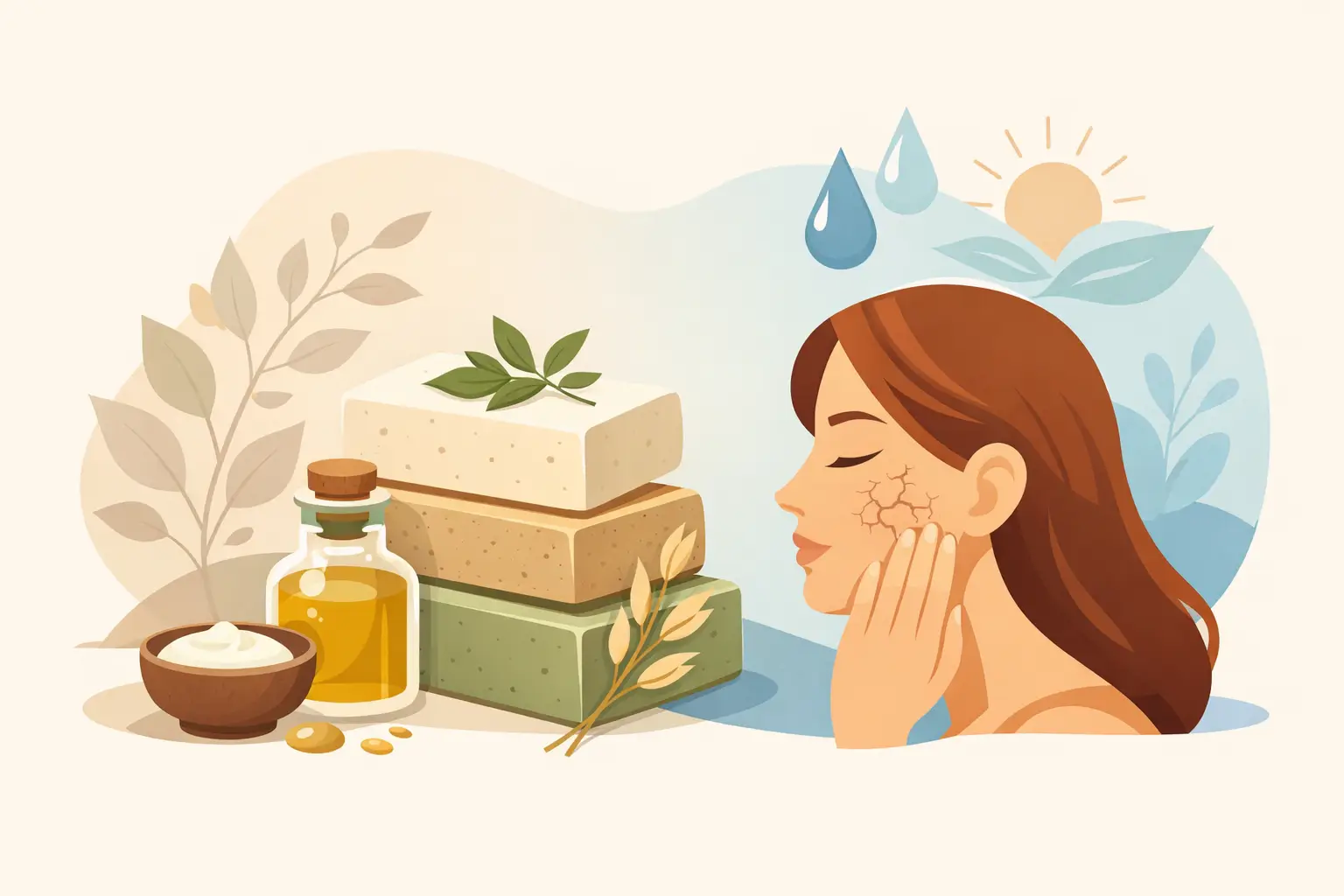 Welche Naturseife bei trockener Haut passt?
